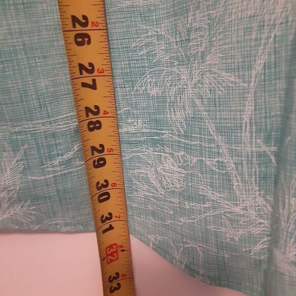 Haggar Men’s XL Short Sleeve Button-Down Island Ease Stretch Shirt Hawaiian EUC - Picture 10 of 10